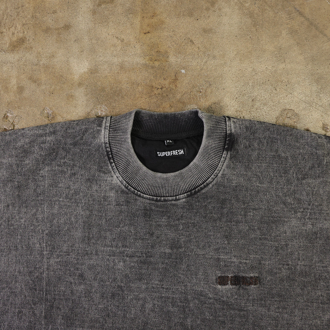 Cotton T-Shirts Seamless Sleeves (Vintage Washed)