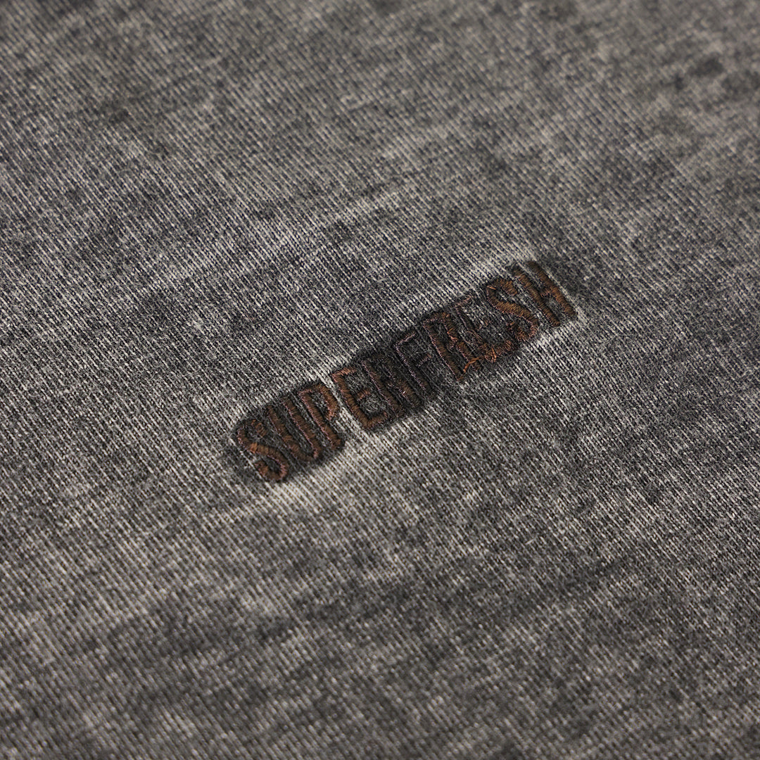 Cotton T-Shirts Seamless Sleeves (Vintage Washed)