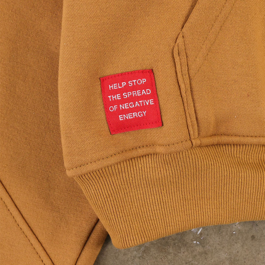 Drop Zip Hoodie (Camel)