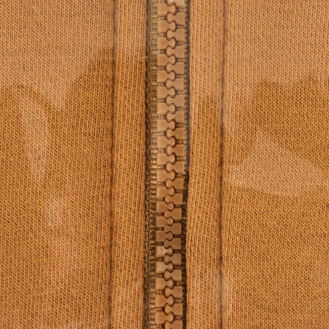 Drop Zip Hoodie (Camel)