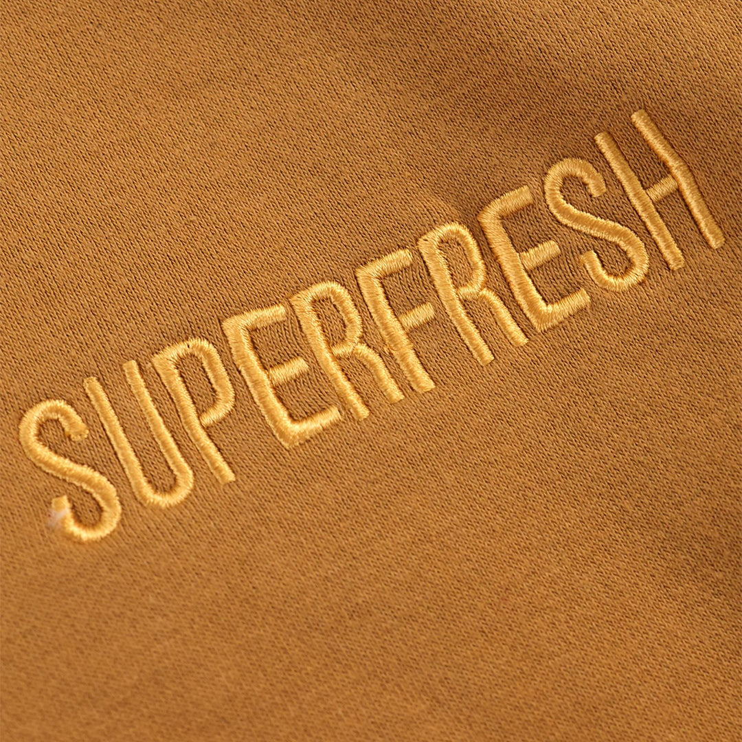Drop Zip Hoodie (Camel)