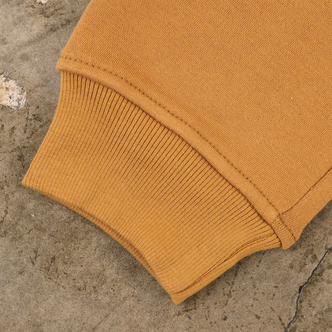 Drop Zip Hoodie (Camel)