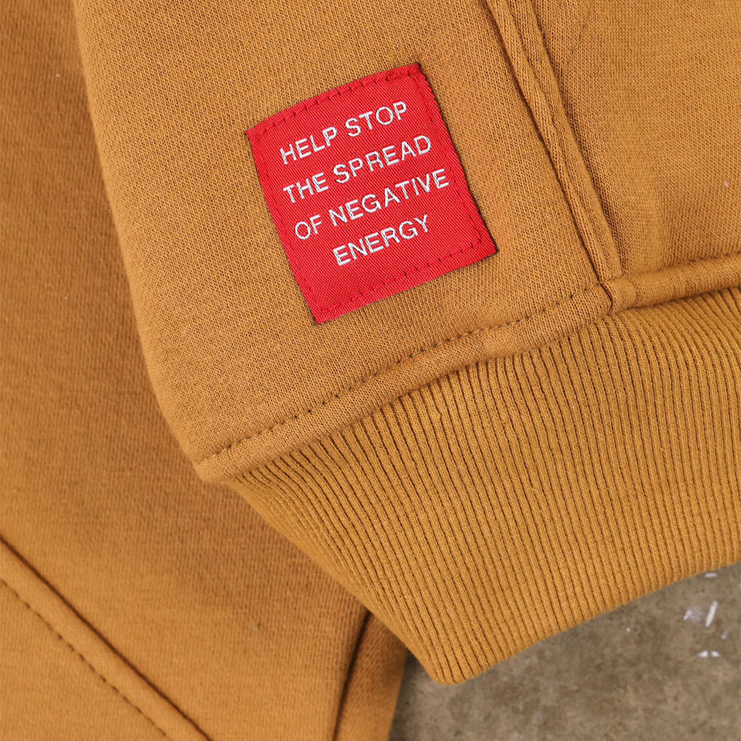 Drop Zip Hoodie (Camel)