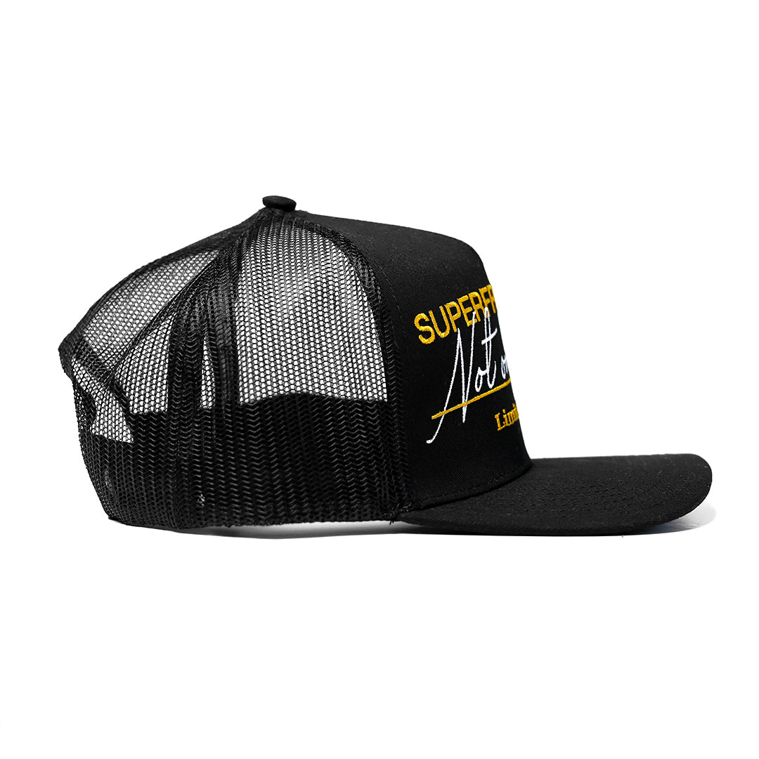 Black BLVD Trucker Snap