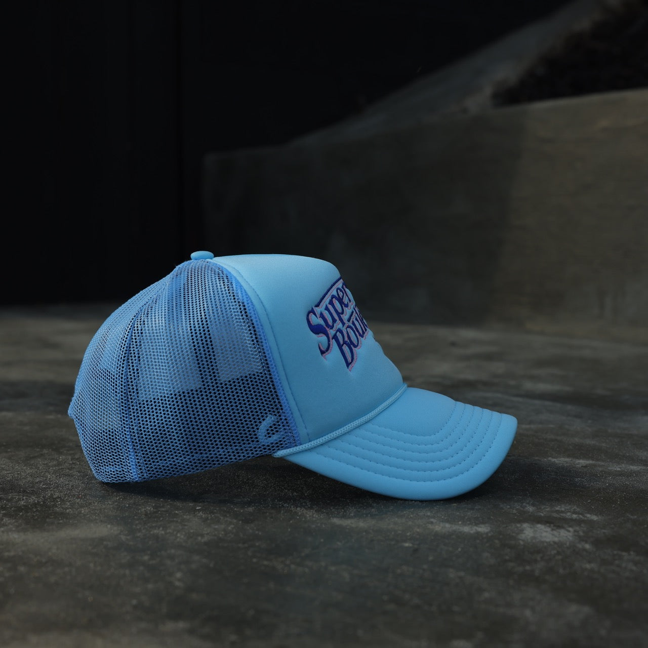 Light Blue BLVD Trucker Snap