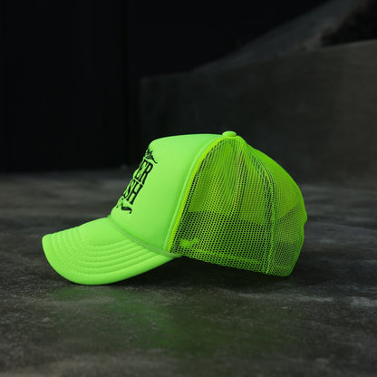 Neon Yellow BLVD Trucker Snap