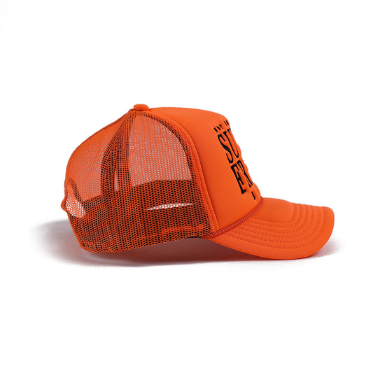 Orange BLVD Trucker Snap