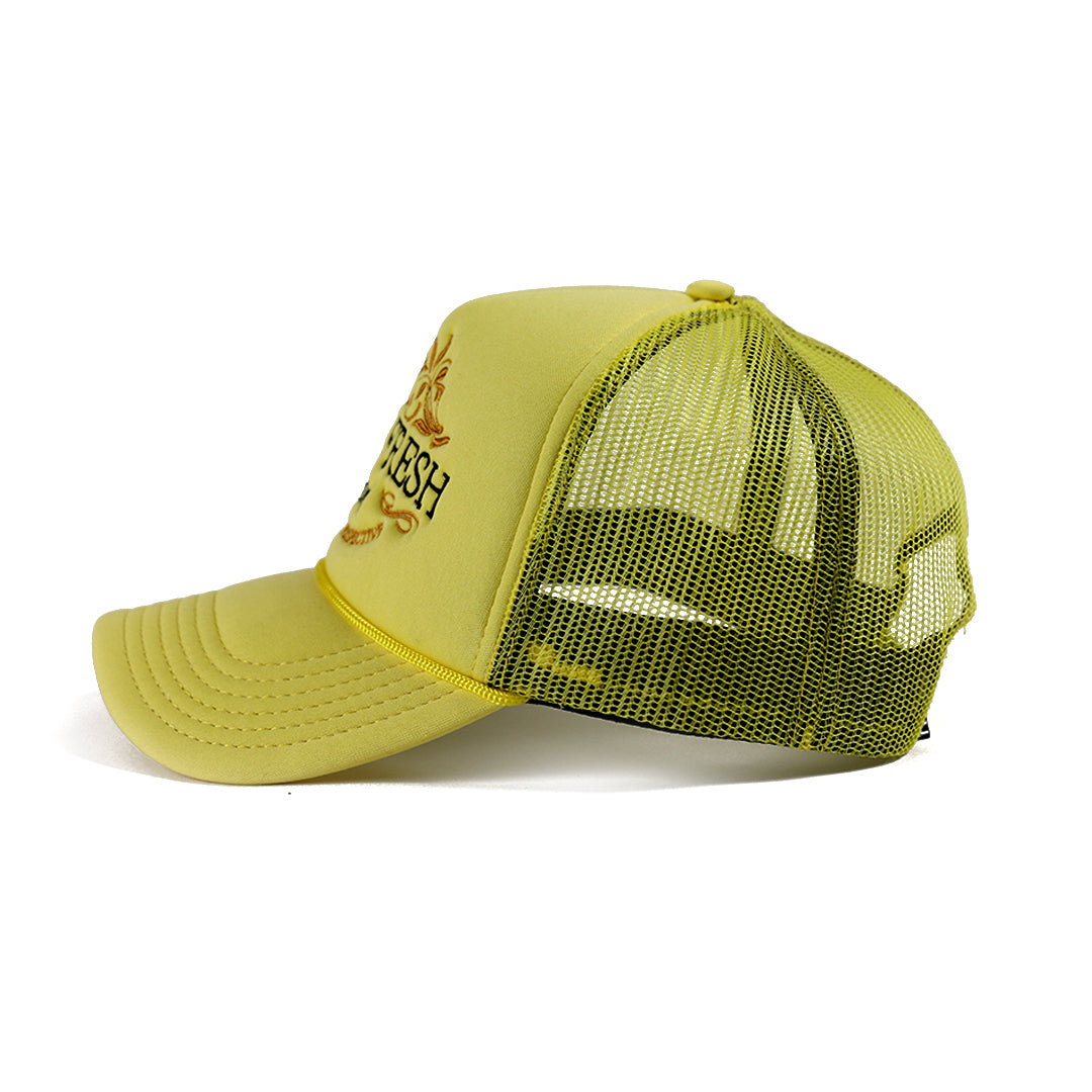 Yellow BLVD Trucker Snap