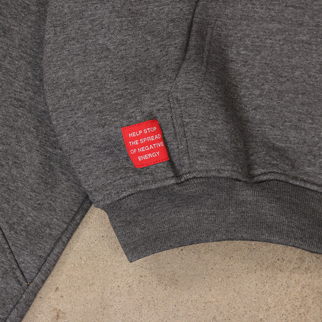 Drop Zip Hoodie (charcoal)