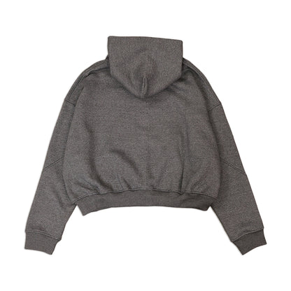 Drop Zip Hoodie (charcoal)