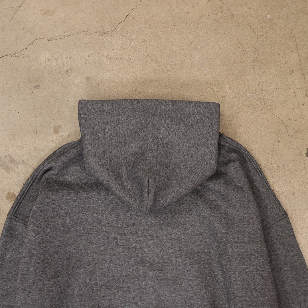 Drop Zip Hoodie (charcoal)