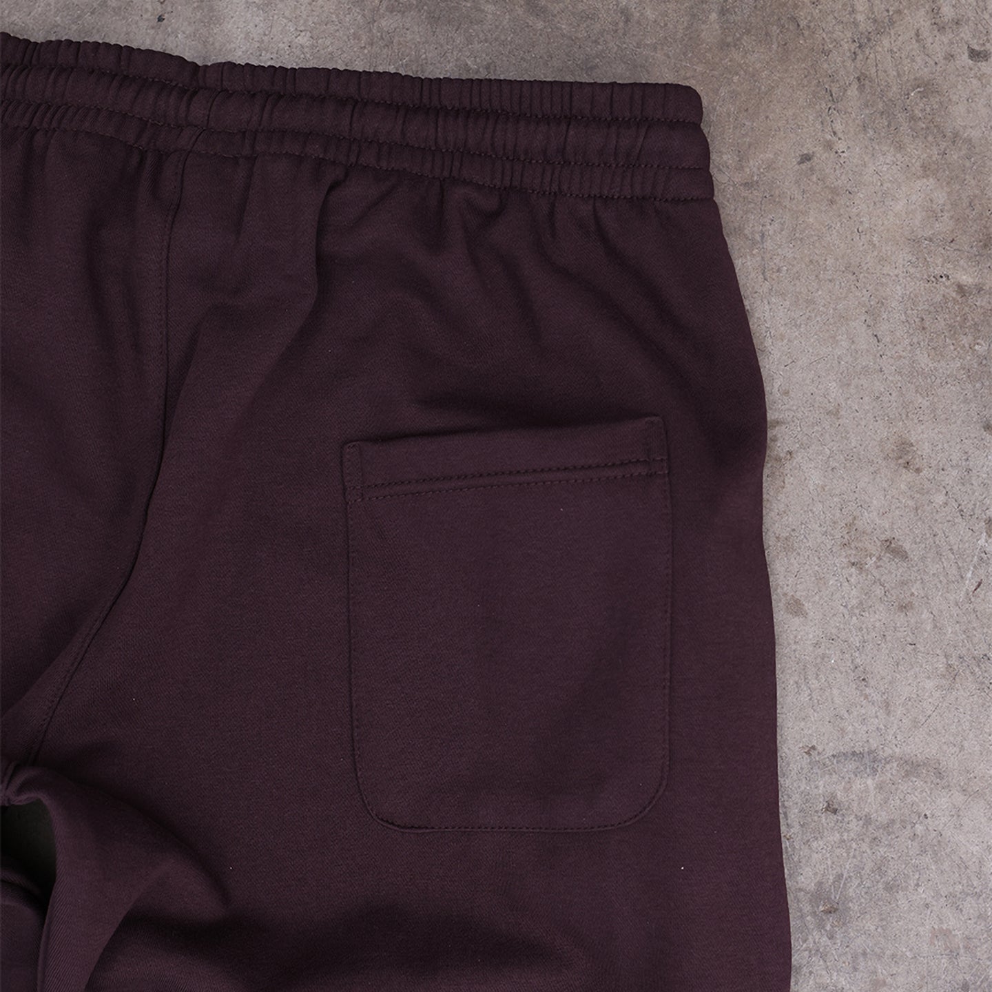Snap Buttons Sweatpants (Chocolate Brown)