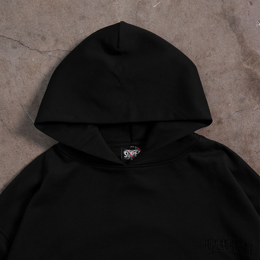 Long Sleeve Pullover Hoodies (Black)
