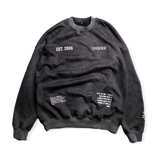 Oversized Washed Crewneck