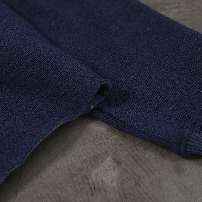 Raw Edges Crewneck Sweatshirts (Dark Blue)