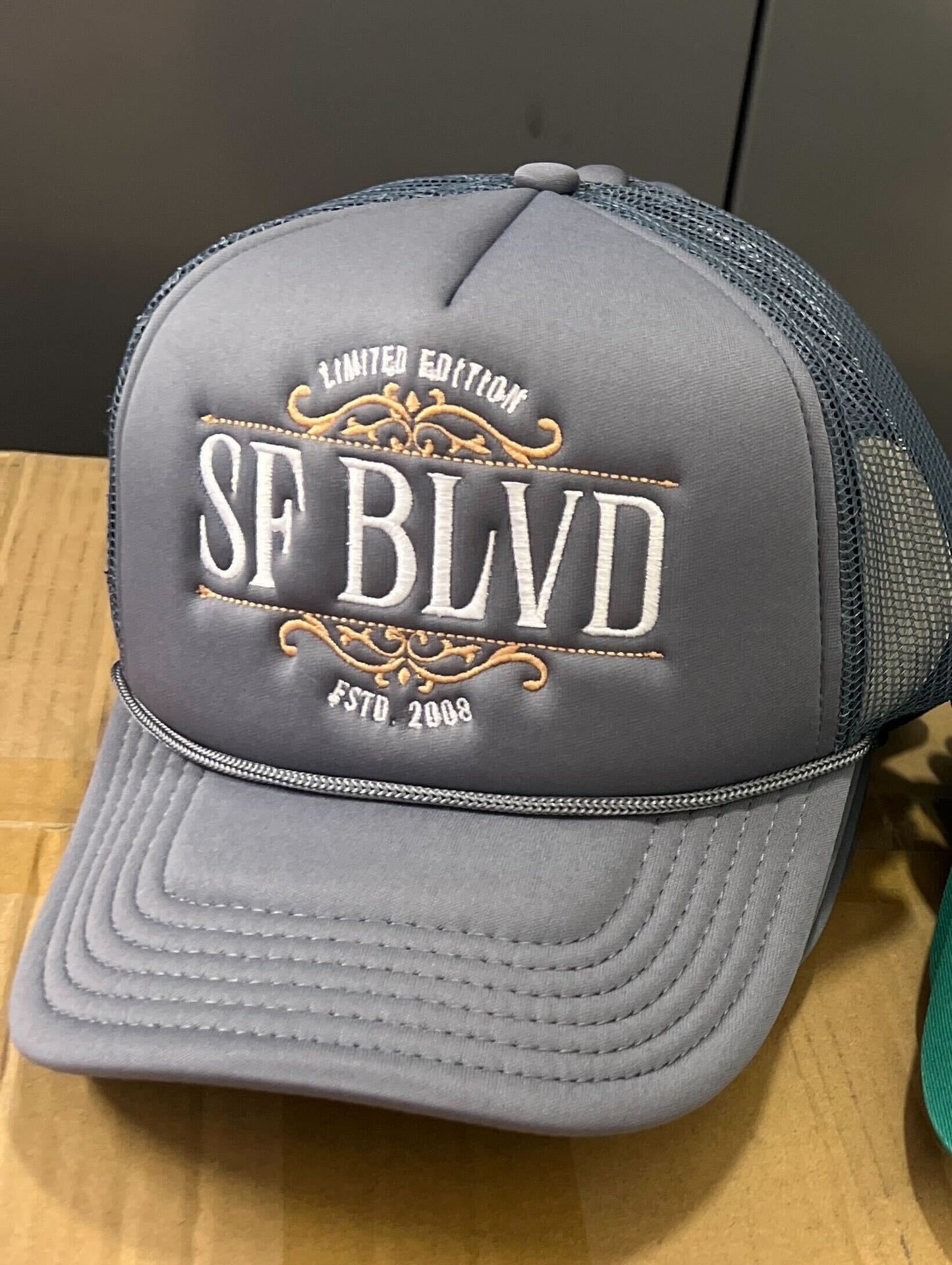 Charcoal BLVD Trucker Snap