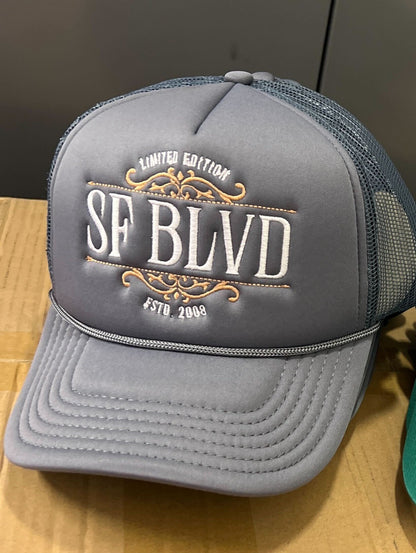 Charcoal BLVD Trucker Snap