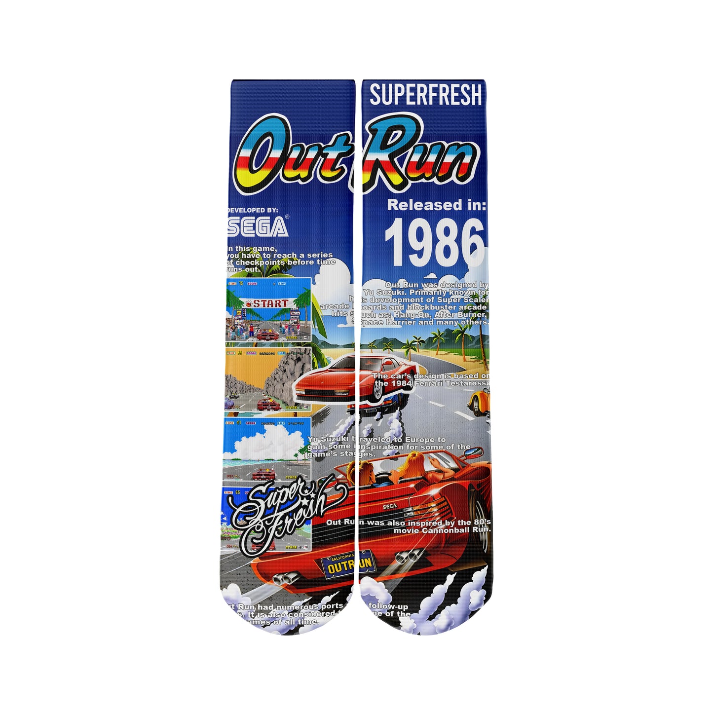 Out Run 3 Socks