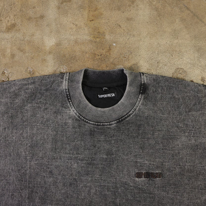 Cotton T-Shirts Seamless Sleeves (Vintage Washed)