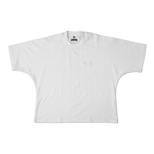 Cotton T-Shirts Seamless Sleeves (White)