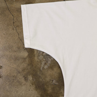 Cotton T-Shirts Seamless Sleeves (White)