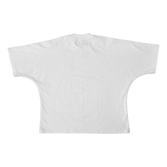 Cotton T-Shirts Seamless Sleeves (White)