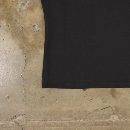 Cotton T-Shirts Seamless Sleeves (Black)