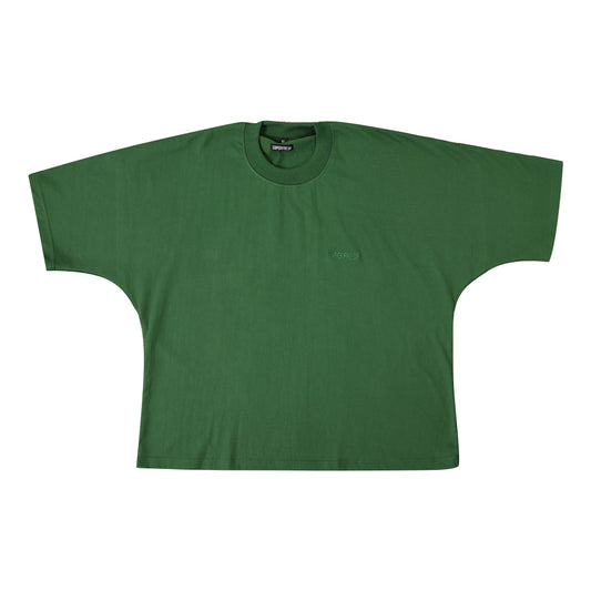 Cotton T-Shirts Seamless Sleeves (Green)