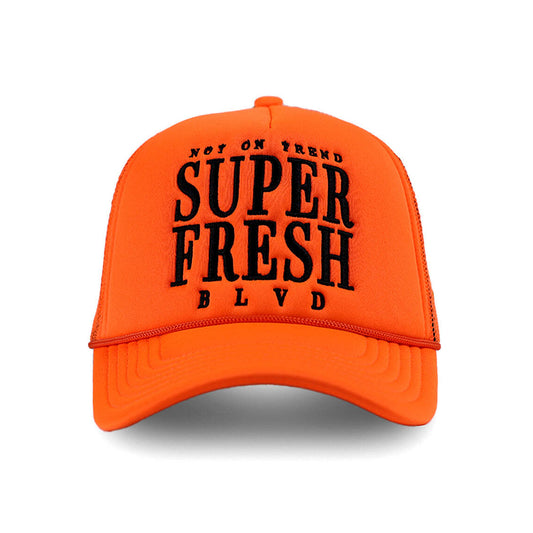 Orange BLVD Trucker Snap