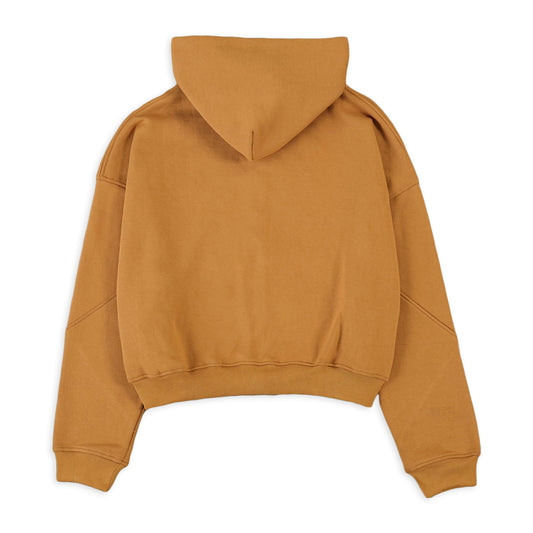 Drop Zip Hoodie (Camel)