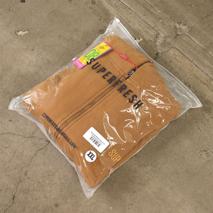 Drop Zip Hoodie (Camel)