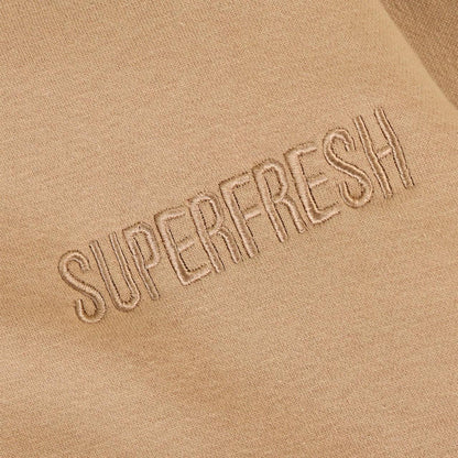 Drop Zip Hoodie (Light Tan)