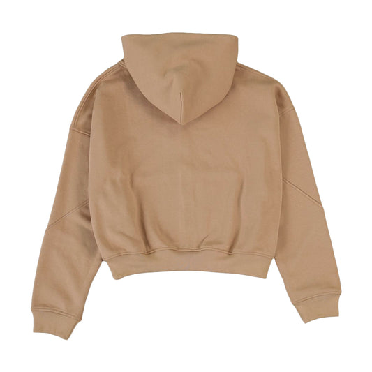 Drop Zip Hoodie (Light Tan)