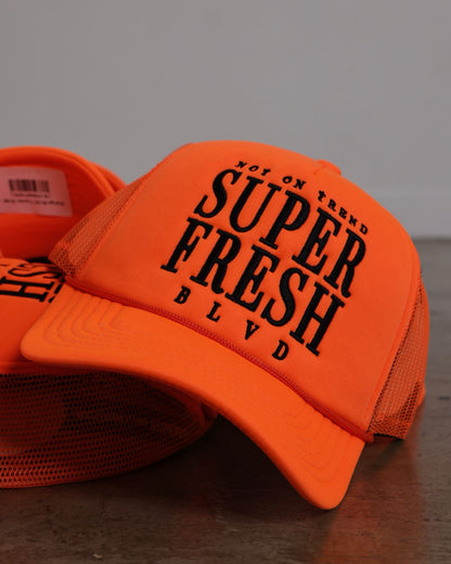 Orange BLVD Trucker Snap