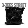 3 Shirt Street Cut Black Bag Bundle