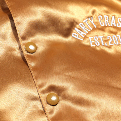Retro Lightweight Varsity Jacket (Gold)