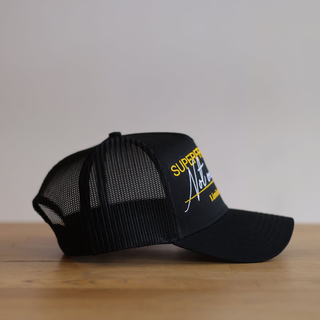 Black BLVD Trucker Snap