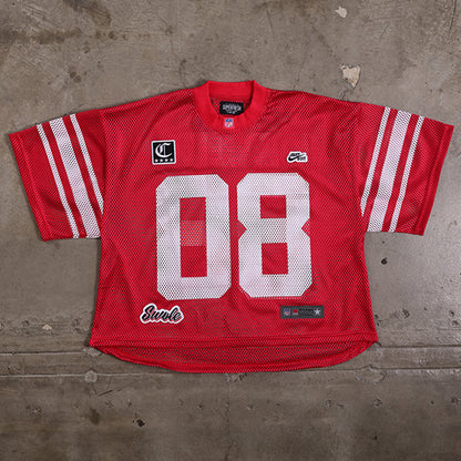 SF Mesh Football Jersey (Red)
