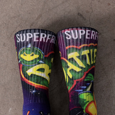 Battle Toads Cover Socks