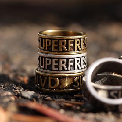 Superfresh Embossed Logo Ring