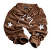 Stars Baggy Sweatpants (Brown)