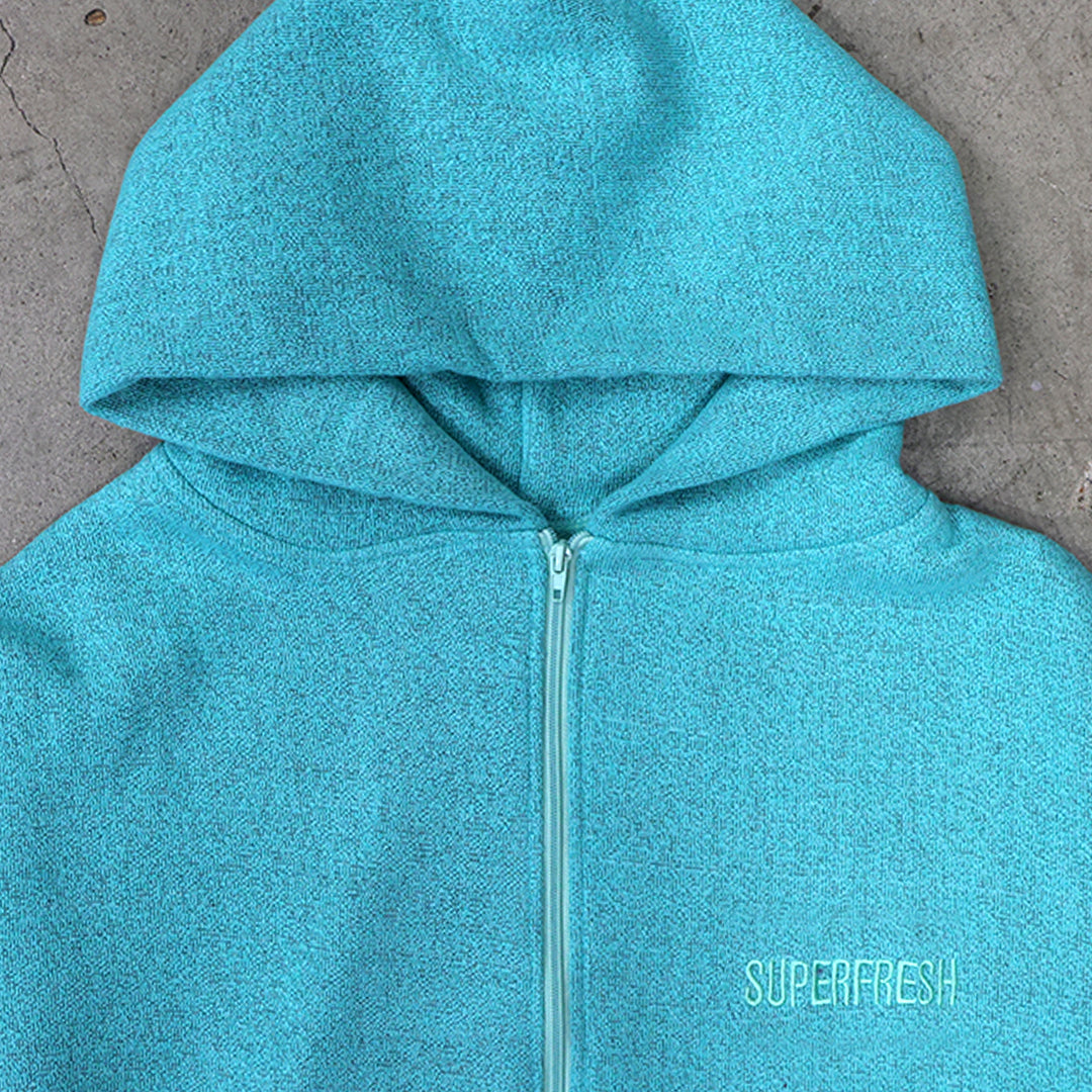 Cropped Hoodies (Turquoise)