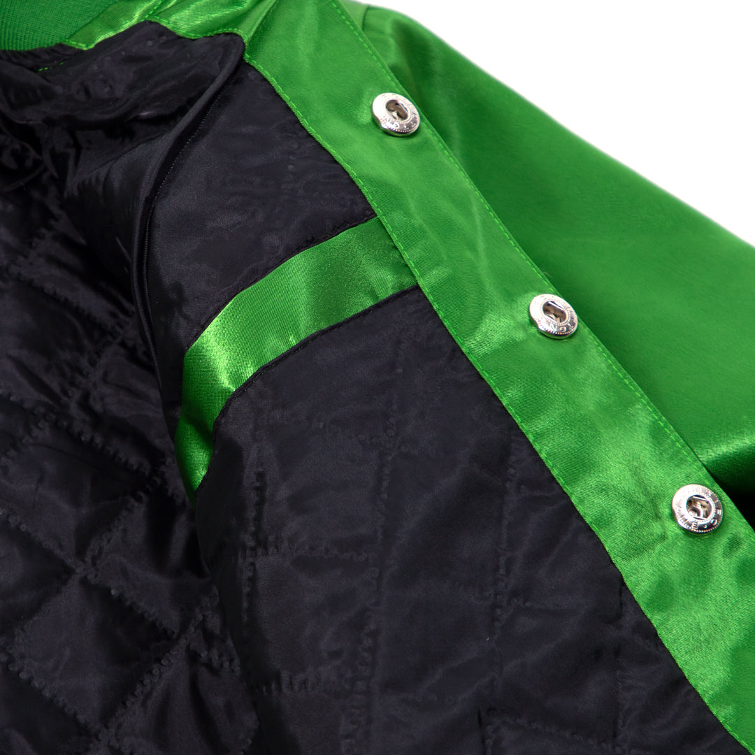 Retro Lightweight Varsity Jacket (Green)