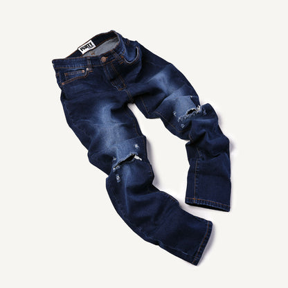 Distressed Jeans (Blue)