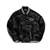 Retro Lightweight Varsity Jacket (Black)